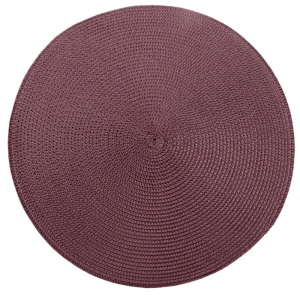 Mata dekoracyjna ROUND burgundowa RAVI